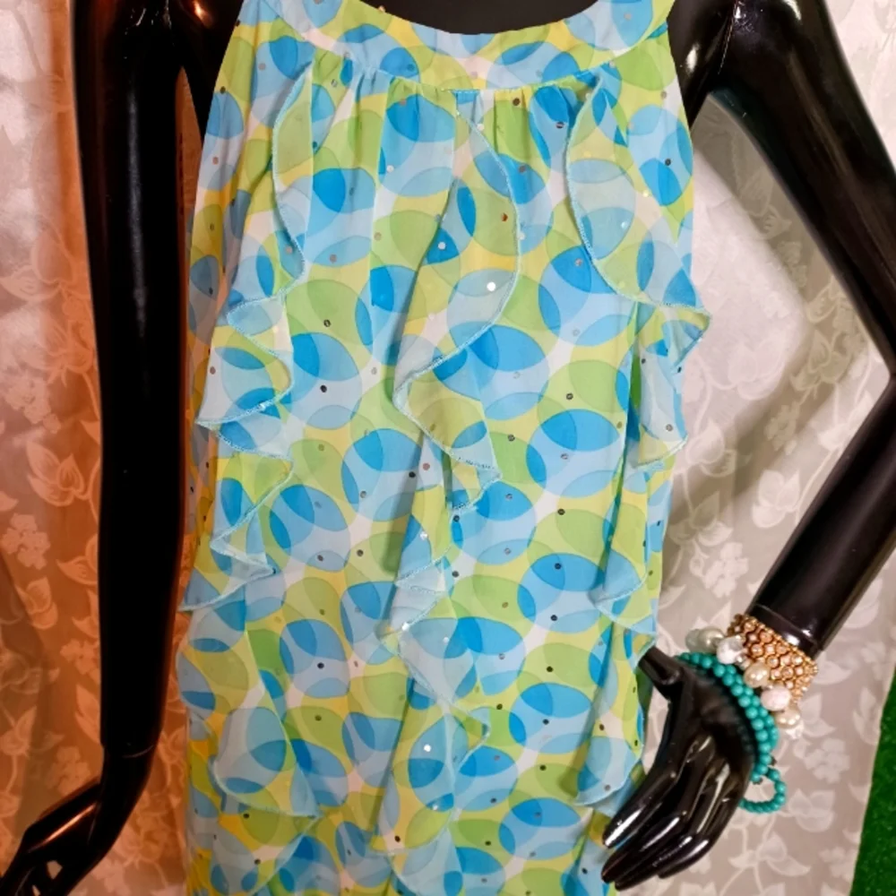 JUSTICE GIRLS DRESS With Sequins Sleeveless, Size: 16